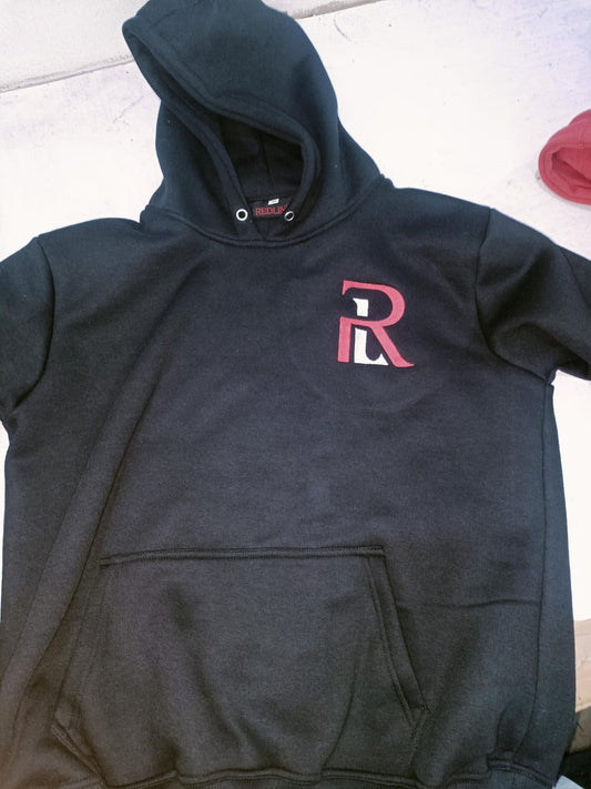 Black Redlinez big logo hoodie